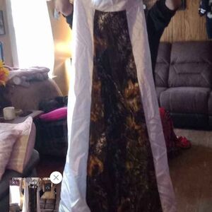 Camo wedding dress